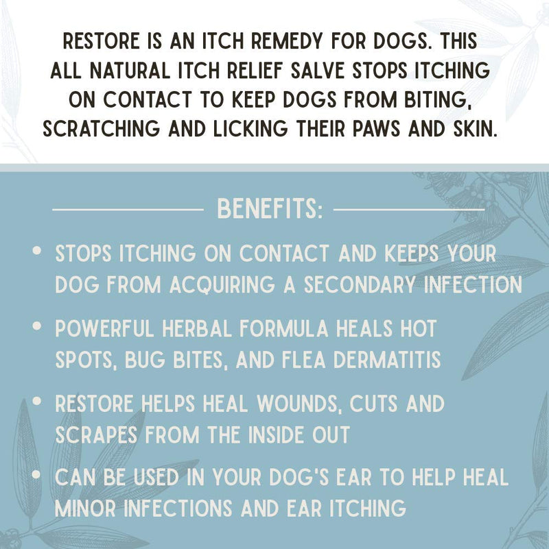 Farm Dog Naturals - Restore Wound Care and Itch Relief Salve for Dogs 2 oz - PawsPlanet Australia