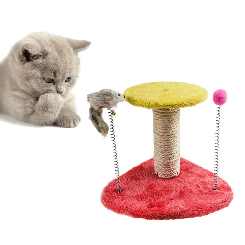 [Australia] - POPETPOP Cat Tree Tower - Cat Climbing Tower with Cat Toy Mice Frame Furniture Scratching Post for Kitty Climber House Cat Play Tower Activity Centre for Playing Relax and Sleep 