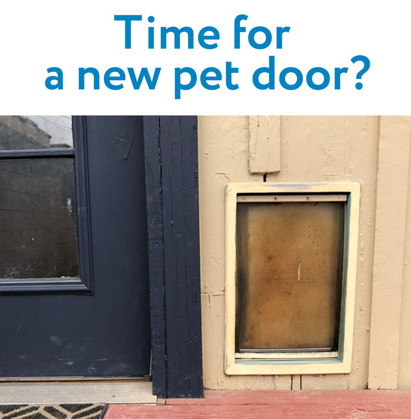 Large Replacement Dog Door Flap Compatible with PetSafe Freedom Doggie Doors PAC11-11039 - Measures 10 1/8" x 16 7/8" Made from Flexible, Durable, Weather Resistant Materials- Doggie Door Flap - PawsPlanet Australia