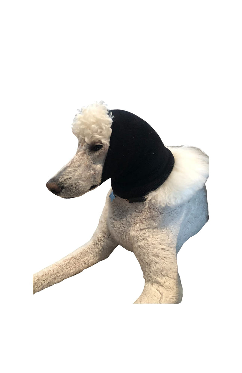 Pet Hoodz for Dogs-Anxiety, Grooming, Ear Muffs, Dog Ear Protection, Calming, Ear Compression, Pet Hoodie, Dog Hoodie, Dog Ear Wrap (Small, Black) Small - PawsPlanet Australia