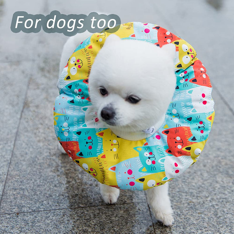 Bhina soft cat collar, cat collar soft, cat soft collar, anti-bite adjustable collar, pet protective collar, adjustable size, suitable for the postoperative recovery of cats and dogs - PawsPlanet Australia