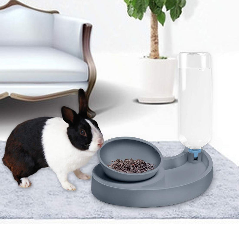 Tfwadmx Pet Water Feeder Dispenser,Automatic Cats Waterer,Kitty Water Food Combo,Rabbit Water Dispenser No-Spill Pet Food Water Bowls for Chinchilla,Guinea Pig - PawsPlanet Australia