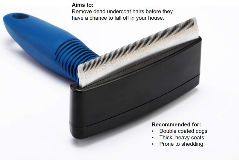 STAR VASTO Self-Cleaning Deshedding Tool for Dogs, Cats, Bunnies| Deshedding Brush for Short Hair and Long Hair| Deshedder for Cats and Dogs| Removes Loose Hair and Combats - PawsPlanet Australia