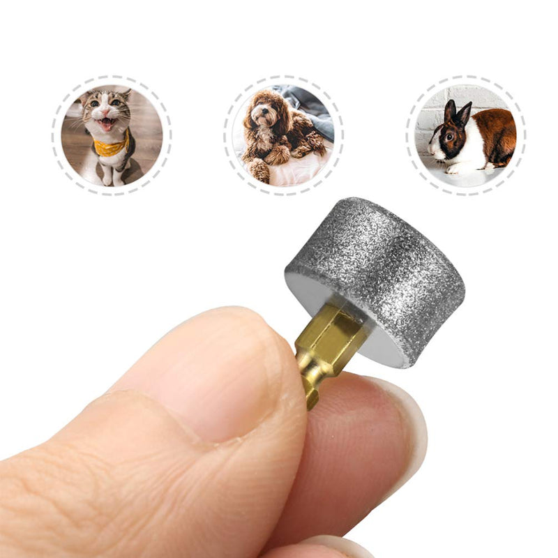 Balacoo 3pcs Dog Nail Grinder Electric Dog Nail Grinder Trimmer Clipper Pet Professional Grooming Painless Tools for Dogs Cats Nails - PawsPlanet Australia
