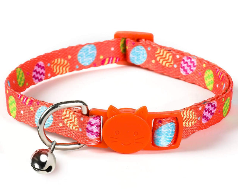 [Australia] - JPB Breakaway Cat Collar Kit - Kitten Collars with Bell in Egg and Rabbit Design 