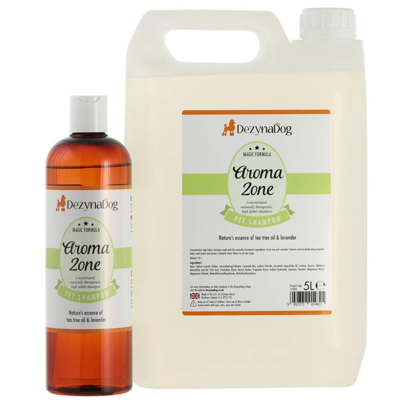 DezynaDog Magic Formula Aromazone Pet Shampoo, 5 Litre 5 l (Pack of 1) - PawsPlanet Australia
