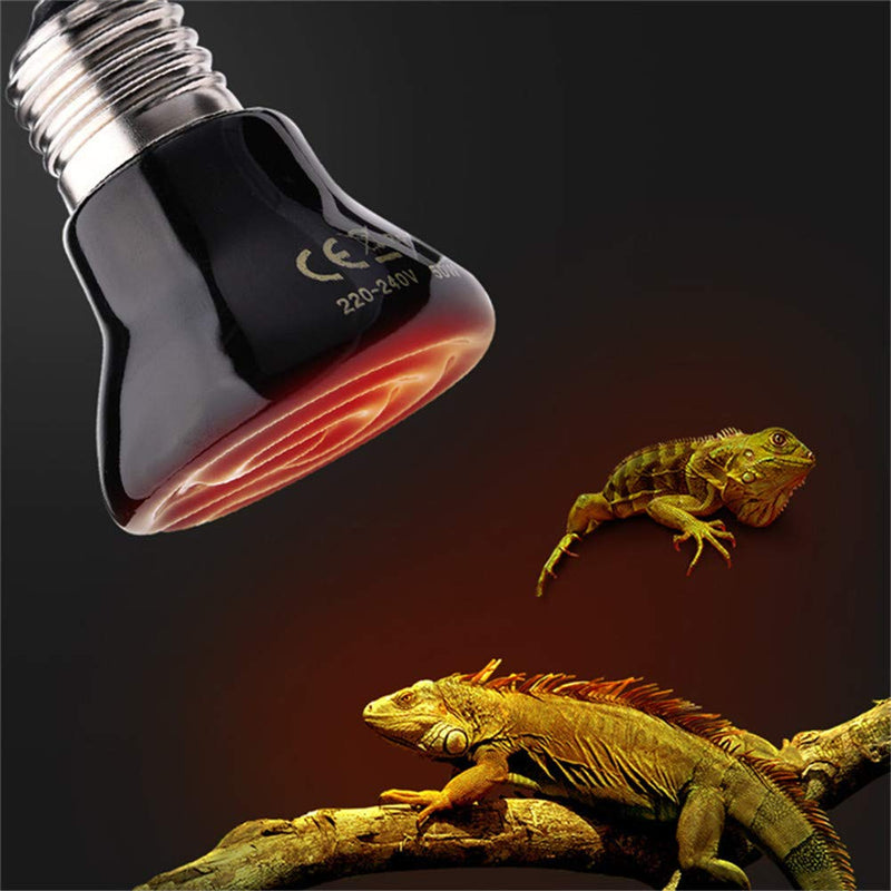 [Australia] - 250W Reptile Heat Lamp Pet Infrared Ceramic Heater Emitter Appliances Lamp 