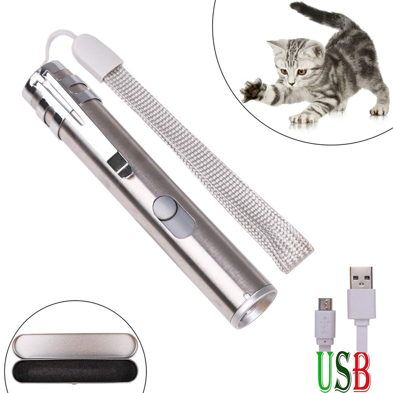 Makerfire 2 in 1 Cat Interactive Toy Dog Cat Catch Exercise Chaser Toy Pet Scratching Training Tool with USB Cable - PawsPlanet Australia