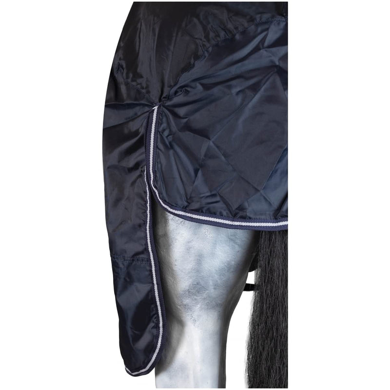 Marengos - Rain blanket 420D Economic | light horse blanket for rain | breathable & waterproof | Pasture blanket with cross straps | Outdoor blanket for horses | 115cm in night blue 115cm - PawsPlanet Australia