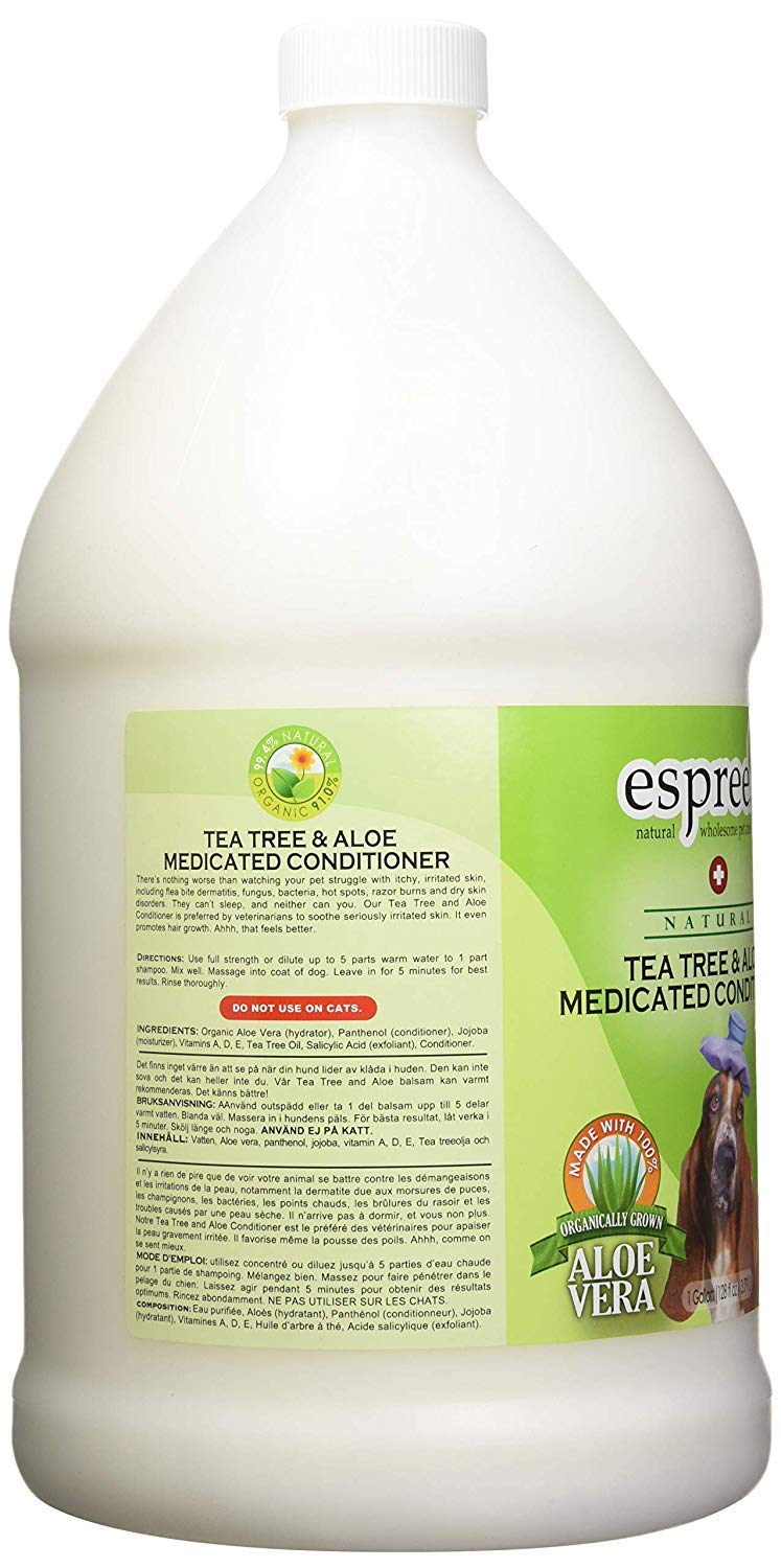 Espree Tea Tree & Aloe Medicated Conditioner for Dogs, 3.79 Litre 3.79 Ltr conditioner - PawsPlanet Australia