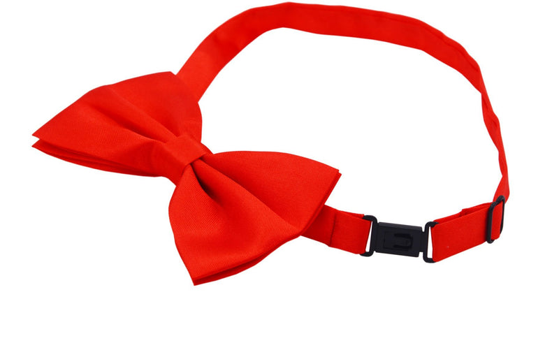 [Australia] - Amajiji Formal Dog Bow Ties for Medium & Large Dogs (D112 100% Polyester) Red 