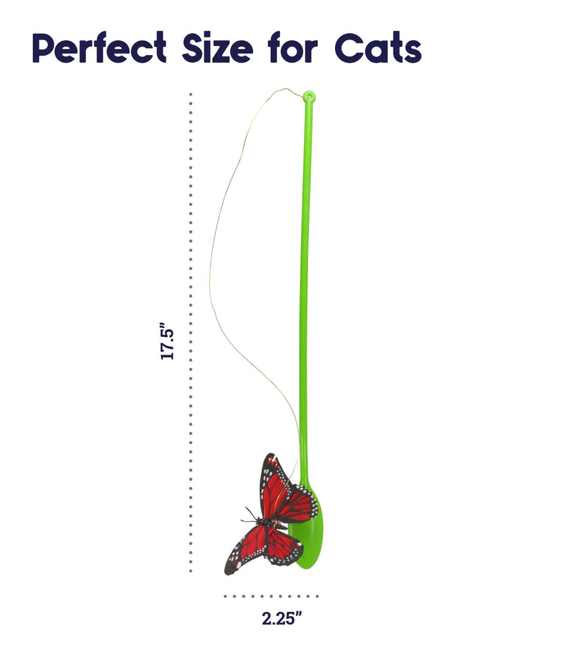 [Australia] - Petstages Cat Hunting Wand Toy Butterfly 