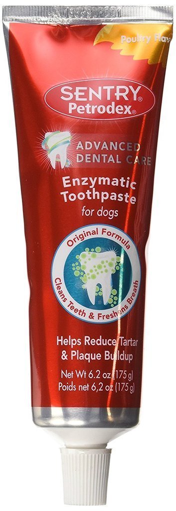 Petrodex Enzymatic Toothpaste Dog Poultry Flavor, 6.2-Ounce (Set of 2) by Sentry Petrodex - PawsPlanet Australia