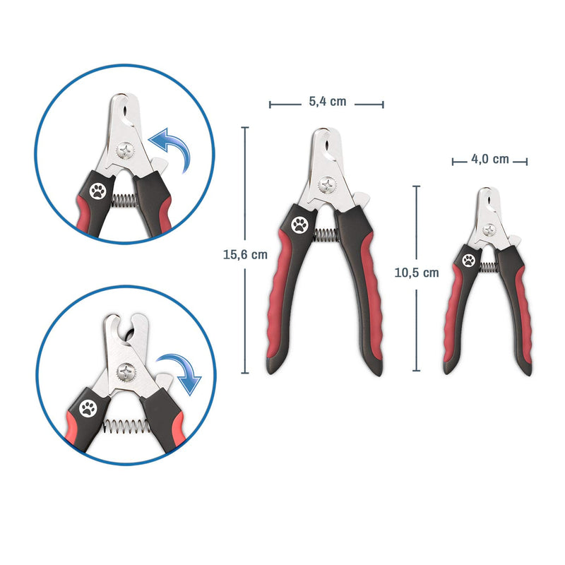 Pets Continent claw scissors for dogs and cats, extra high-quality claw scissors for cats, plastic-free packaged claw grinder and claw cutter for dogs and cats - nail scissors rabbit S - small dogs, cats and rabbits - PawsPlanet Australia