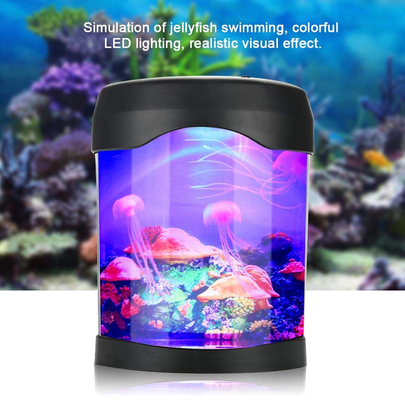 [Australia] - USB LED Mini Desktop Artificial Jellyfishes Lamp Color Changing Light Effects Aquarium Mood Lamp 