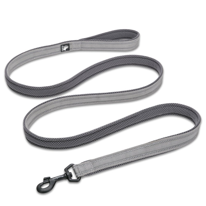 MOKCCI Truelove Best Reflective Dog Lead.Outdoor Adventure and Trainning dog Leash.for Small Medium to Large Dogs Length 44" Gray - PawsPlanet Australia