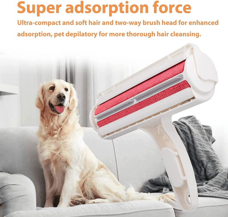 Hathcack Pet Hair Remover Lint Roller - Portable Cat Hair Remover for Dog Hair & Cat Hair | Lint roller animal hair for clothes | Sofa | Bed | Carpet - PawsPlanet Australia