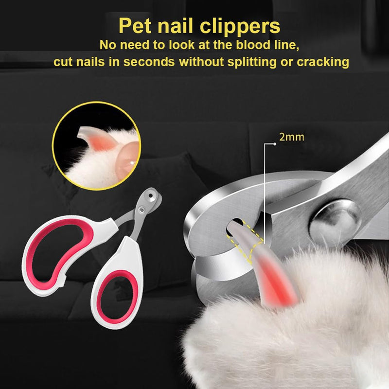 BCBF 2 pieces cat claw scissors, professional claw scissors for cat nail clippers, pets, cat accessories, cat nail clipper, ideal for small dogs, puppies, cats - PawsPlanet Australia