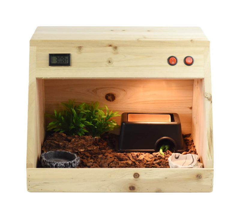 [Australia] - OMEM Reptile Hideout Box with Sink to Increase Humidity and Water Supply 