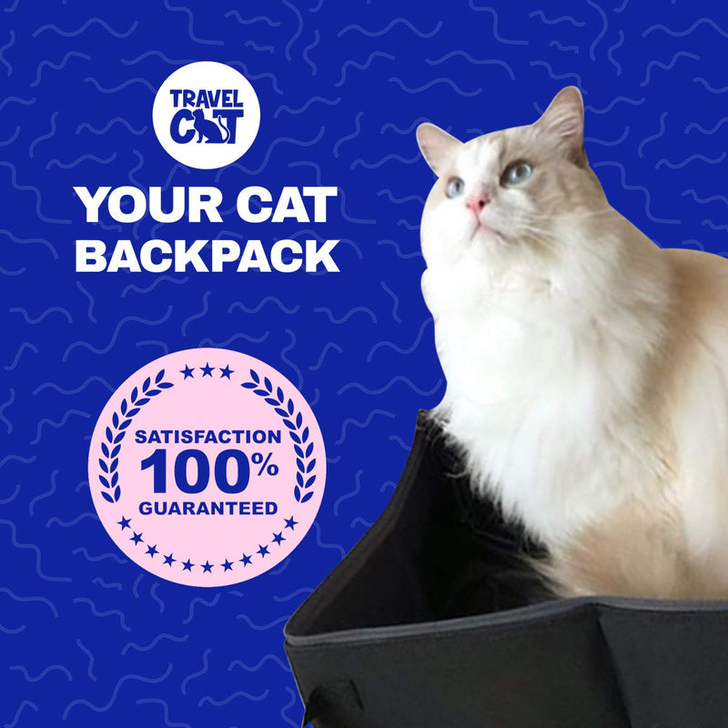 [Australia] - Travel Cat: Porta Pawty - Portable Cat Litter Box with Lid - Collapsible - Lightweight with Zippered Cover, Extra Pocket and Side Handles - Easy-Clean Seamless Liner - Suitable for Large Cats 