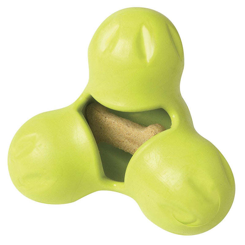 [Australia] - West Paw Zogoflex Tux Treat Dispensing Dog Chew Toy – Interactive Chewing Toys for Dogs – Dog Games for Aggressive Chewers, Fetch, Catch – Holds Kibble, Treats, Made in USA Large Tangerine 