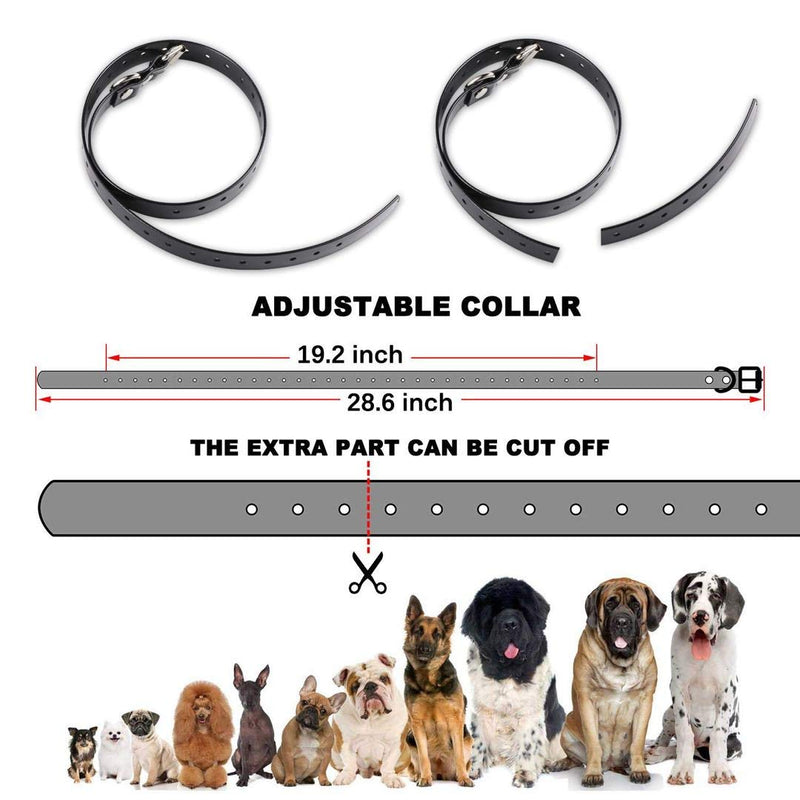 [Australia] - Akapola Dog Training Collar, Shock Collar Dogs Upgraded Remote Control 1200'-Rechargeable Upgraded Ip67 Waterproof Electric Collar Large Medium Small Dogs 