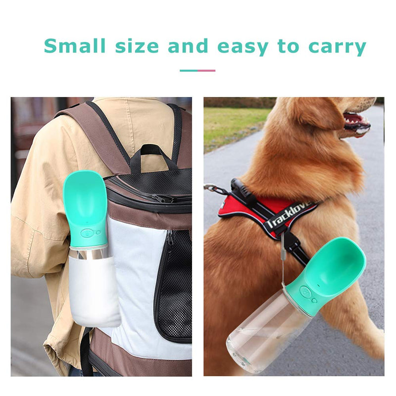 Tarnel Portable Dog Water Bottle Pet Dispenser Retractable Antibacterial Food Grade Leak Proof Dog Cat Drink Bottle Bowl Outdoor Drinking Cup for Pet Walking Travelling Drinking 550ml Classic Blue - PawsPlanet Australia