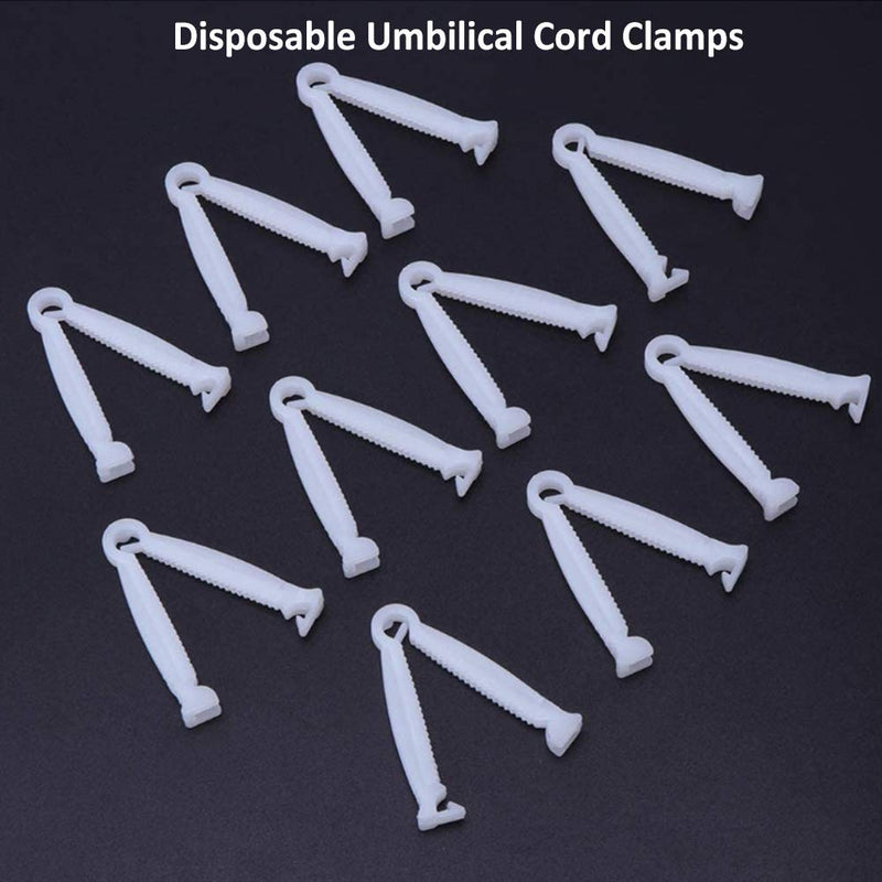 YUIP 100 pcs Piglet Umbilical Cord Clamp Disposable Umbilical Cord Clamps Umbilical Cord Clamp for Pasture - PawsPlanet Australia