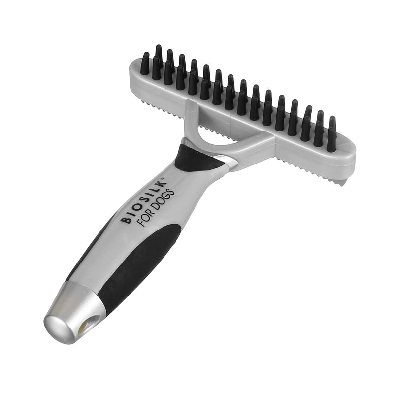 BioSilk for Pets Dogs Brush - BioSilk Dog Brush, Dog Grooming Supplies, Dog Grooming Tools, Puppy Supplies, Brush for Dogs, Dog Grooming Brush, Dog Brushes, Pet Grooming Brush, Pet Brush, Pet Grooming Deshedding Blade and Massage Brush - PawsPlanet Australia