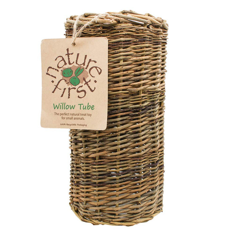 Nature First Small Willow Tube for Small Animals Single - PawsPlanet Australia