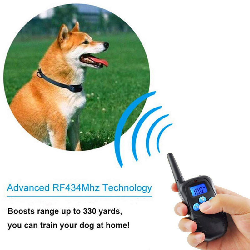 [Australia] - Zoohao Dog Training Collar,Full Waterproof Rechargeable Dog Training Collar with Remote, 3 Modes-Vibration, Shock, Tone,for Small Medium Large Dogs 