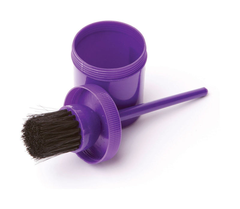 Lincoln Hoof Oil Brush With Container Purple 3166 - PawsPlanet Australia