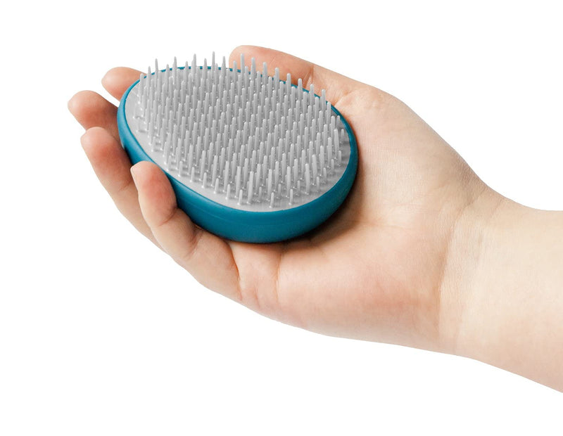 Massage brush for cats and dogs with long-haired or short-haired fur for relaxation, detangling and shine, fur change, summer fur curry comb pet brush - PawsPlanet Australia