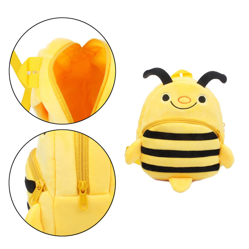 Cute Dog Backpack Harness, Cartoon Bee Shape Backpack for Dogs, Adjustable Leash Saddlebag, Travel Outdoor Hiking Daily Walking Rucksack, Fit Large and Medium Dogs - PawsPlanet Australia