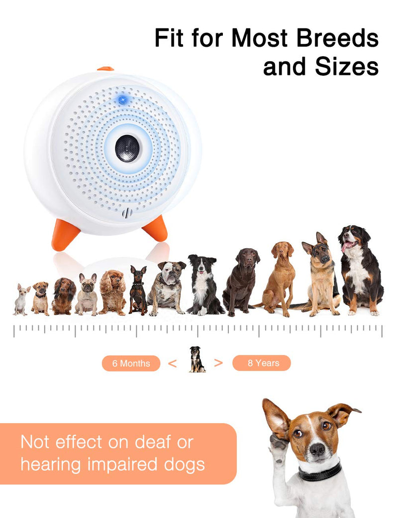 bubbacare Anti Barking Device, Dog Barking Control Devices Utrasonic Dog Barking Deterrent 15M Range for Indoor & Outdoor Use Safe for Dogs Human - PawsPlanet Australia