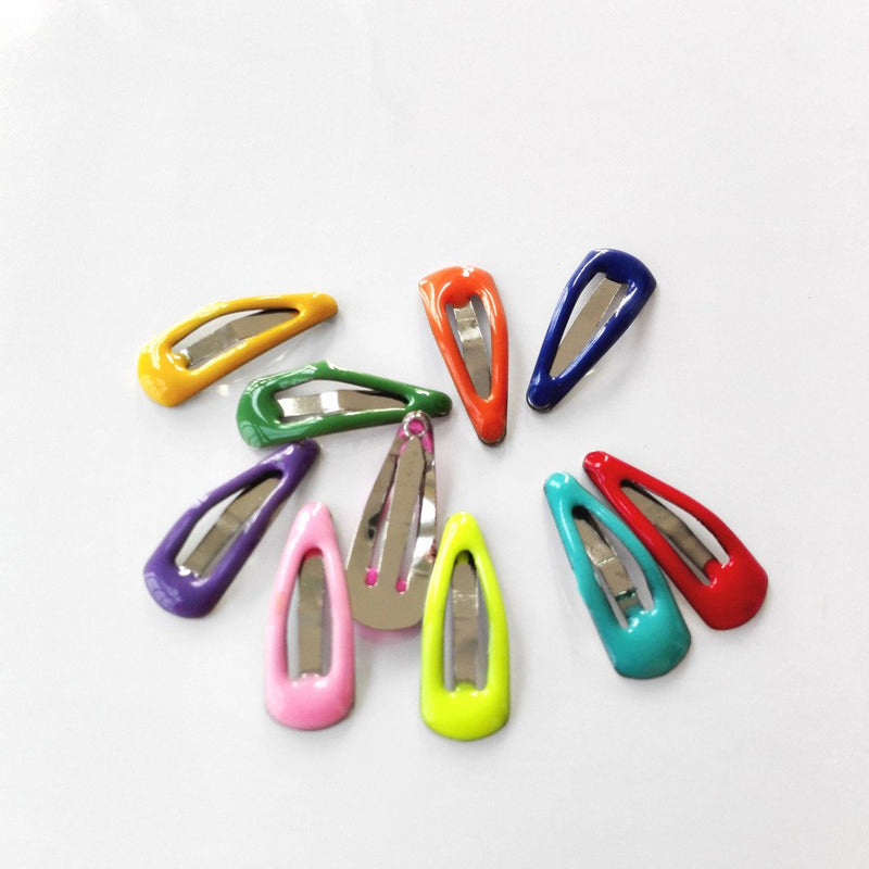 PET SHOW Cute 0.9" Waterdrop Small Snap Hair Clips Pet Grooming Products Dog Cat Puppy Short Hair Accessories Random Color Pack of 20 - PawsPlanet Australia