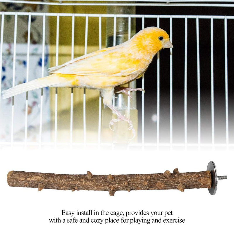 [Australia] - Bird Perch Birdcage Stand Wooden Paw Grinding Toy Pet Parrot Chew Hanging Cage Toy 3*35cm 