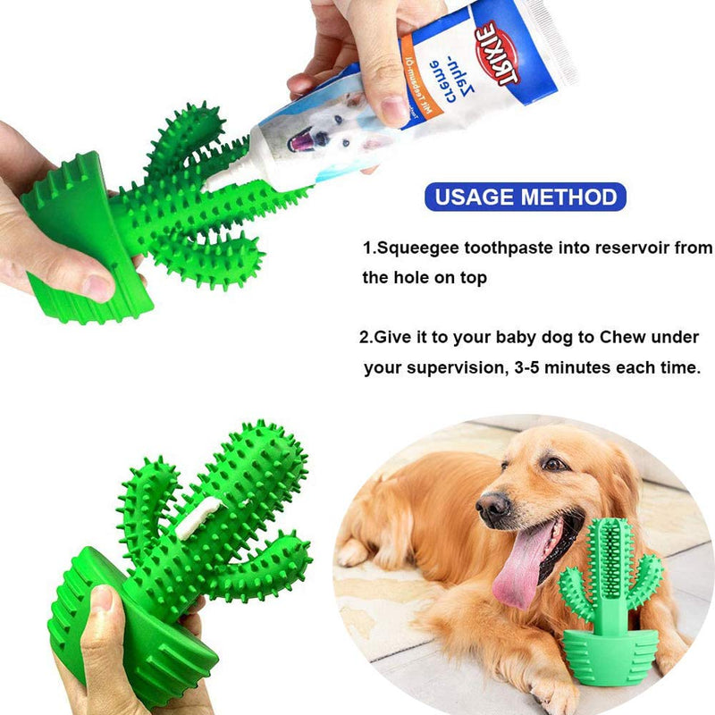 Autbye Dog Toothbrush Chew Toy Dog Toothbrush Stick Milk Flavor,Puppy Brushing Dental Oral Care for Medium Large Dogs Pets - PawsPlanet Australia