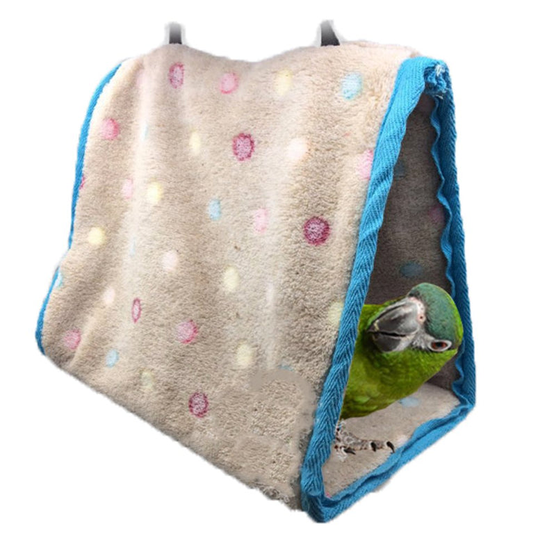 [Australia] - Keersi Winter Warm Bird Nest House Perch for Parrot Macaw African Grey Amazon Eclectus Parakeet Cockatiel Cockatoo Conure Lovebird Finch Cage Bed Toy L 