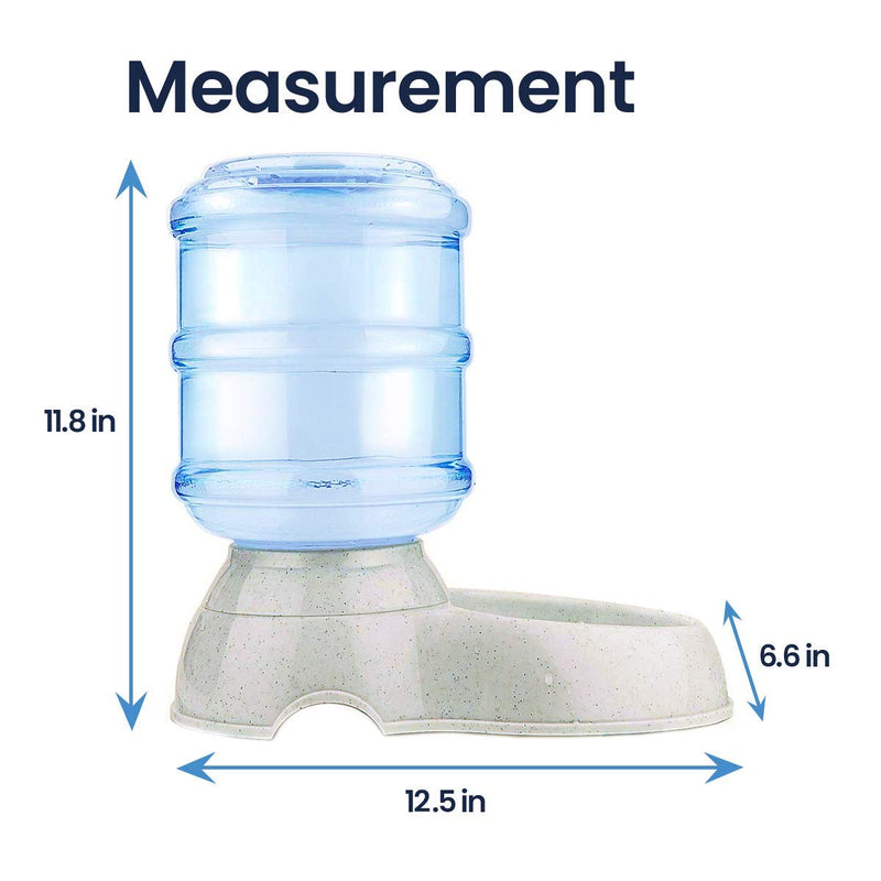 Automatic Pet Water Self-Dispenser - Zento Deals Premium Quality Self-Dispensing Gravity Drinking Pet Waterer, 3.7 Liters Capacity - PawsPlanet Australia