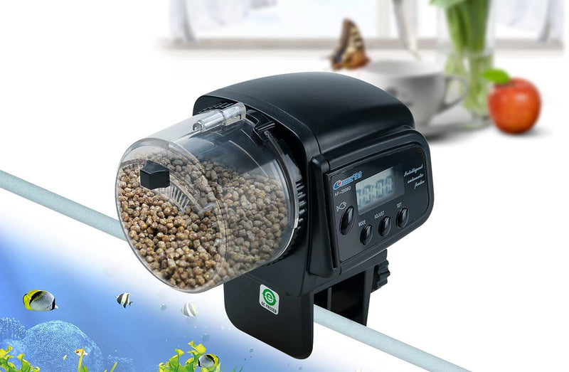 Podazz Aquarium Fish Feeder Vacation Aquarium Automatic Fish Food Dispenser Tank Feeder Timer Auto Feeders for Holiday Vacation Fish Dispenser (AF-2009D) - PawsPlanet Australia