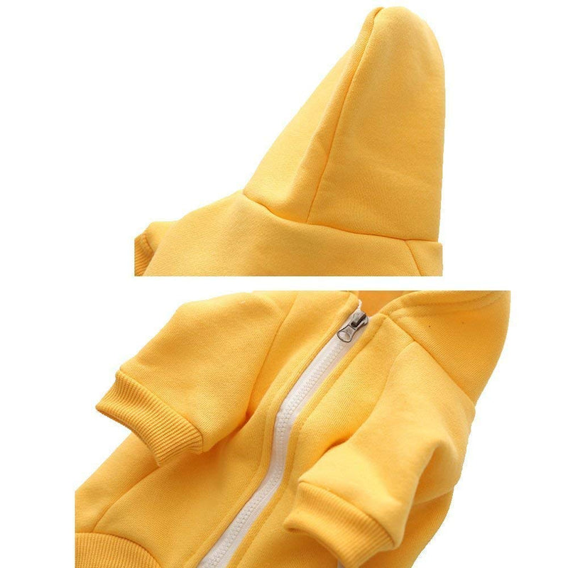 Meioro Pet Clothes Dog Clothes Comfortable Dog Shirt Hawaiian Style Seaside Resort Style Cotton Material Puppy French Bulldog Pug XS Yellow - PawsPlanet Australia