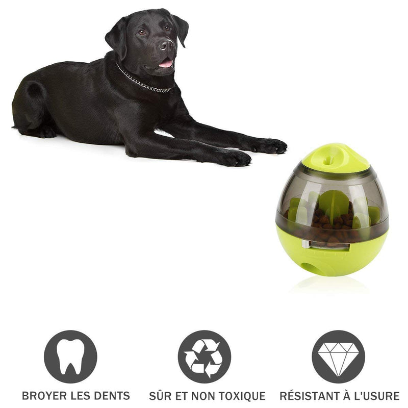 STAJOY Treat Ball Dog Toy Interactive Food Dispenser(GREEN) GREEN - PawsPlanet Australia