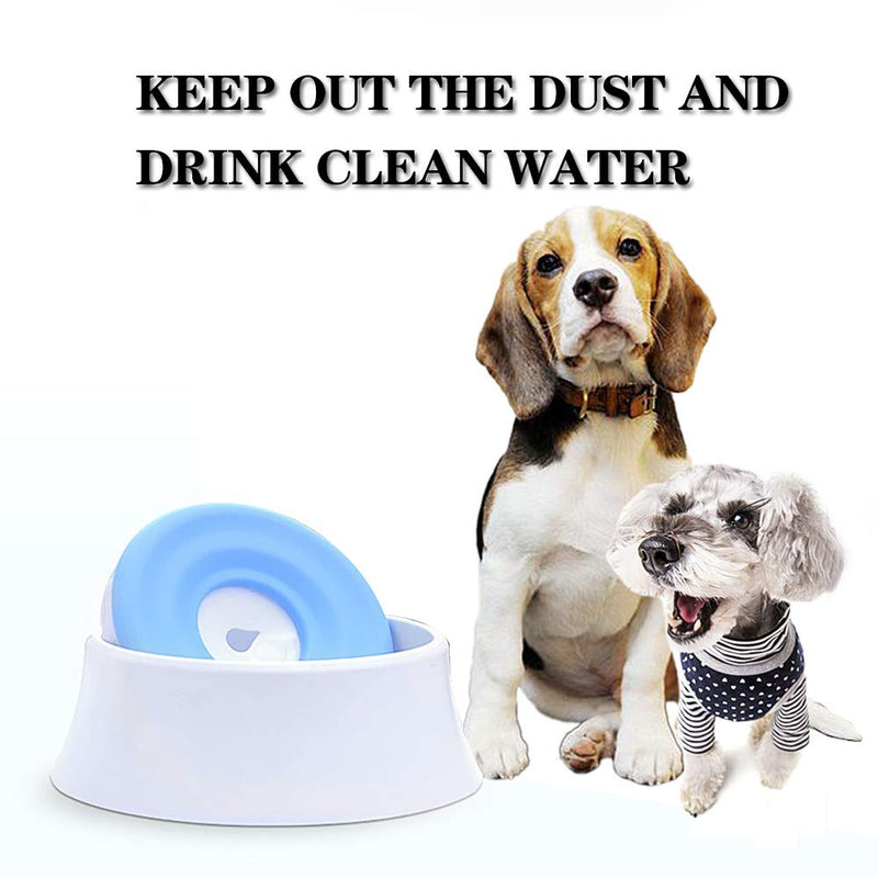 [Australia] - Aipety No Spill Slow Drinking Dog Cat Water Bowl, Large Capacity with Floating Disk Anti-Choking Puppy Pet Bowl Green 