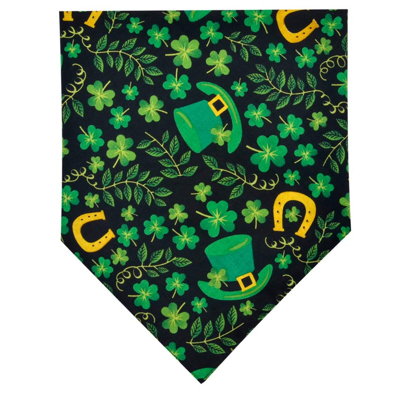 KZHAREEN 2 Pack St. Patrick's Day Dog Bandana Reversible Triangle Bibs Scarf Accessories for Dogs Cats Pets Animals Small - PawsPlanet Australia