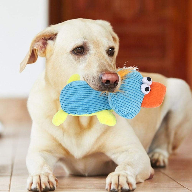 2PCS/Set Dog Squeak Chew Toy, Pet Dog Soft Plush Duck Monkey Sound Toys Durable Cute Plush Soft Dogs Pets Squeaky - PawsPlanet Australia