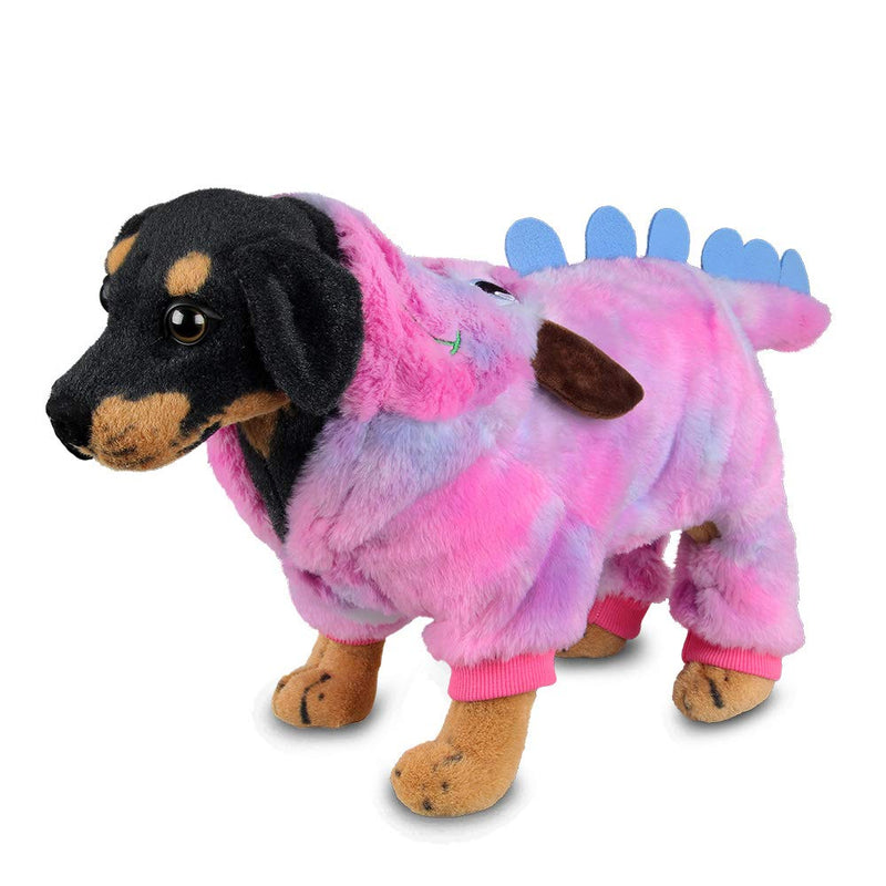 [Australia] - Capaboo Dog Outfits Warm Plush Hoodie Dog Costumes Bubble Dragon Halloween Christmas Cosplay Clothes for Small and Medium Pet Dogs 