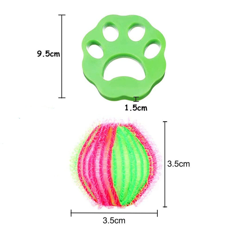 HNYGS-EU Pet Hair Remover Washing Machine, Pack of 8 Laundry Hair Catcher Washing Machine Lint Remover Reusable Animal Fur Washer Catcher Hair Remover for Laundry Clothes - PawsPlanet Australia