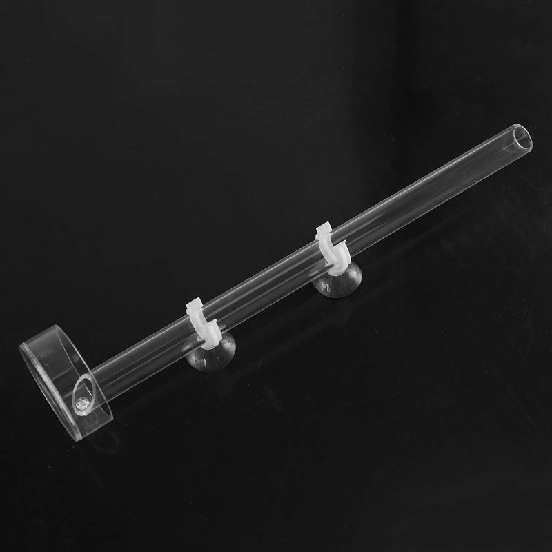 niCWhite Acrylic Shrimp Feeder Tube Feeding Dish Tray, Shrimp Feeding Tube for Fish Tank Aquarium Shrimp Fish, 30cm, with 2 Suction Cups - PawsPlanet Australia