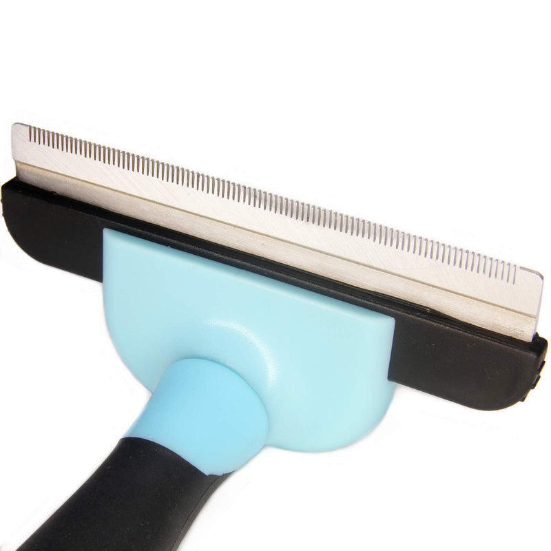 Maxpower Planet Pet Grooming Brush for Dogs and Cats Effectively Reduces Shedding by Up to 95% Blue - PawsPlanet Australia